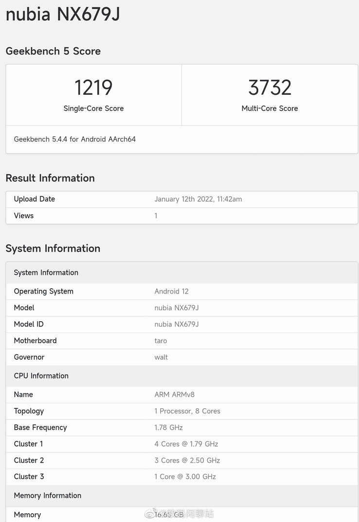 El "RedMagic 7" irrumpe en Geekbench. (Fuente: Geekbench vía Digital Chat Station)