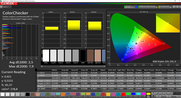 CalMAN ColorChecker (con perfil de color)