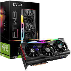 El nuevo BIOS de 450W podría ayudar al EVGA RTX 3080 FTW3 Ultra a mantener los relojes de mayor potencia (Fuente de la imagen: EVGA)