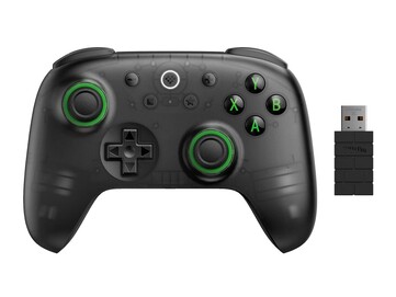 El nuevo mando inalámbrico 8BitDo Ultimate 2C - Edición en negro transparente. (Fuente de la imagen: 8BitDo)