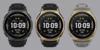 De izquierda a derecha: las versiones Tactical Black, Black Gold y Arctic Gold del Amazfit T-Rex 3 Pro 44 mm. (Fuente de la imagen: Amazfit)