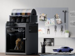 Una fotografía promocional de la impresora 3D X2D de Bambu Lab 