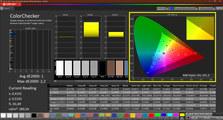 CalMAN: ColorChecker (calibrado)