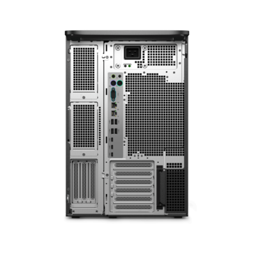Dell Pro Precision 9 T6 por detrás.