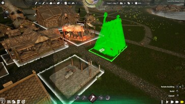 Una imagen que muestra la ubicación de un edificio en Tierra de Vikingos.