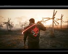 Una representación de la Nintendo Switch 2 jugando a Cyberpunk 2077 (fuente de la imagen: CD Projekt Red)
