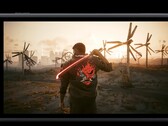 Una representación de la Nintendo Switch 2 jugando a Cyberpunk 2077 (fuente de la imagen: CD Projekt Red)