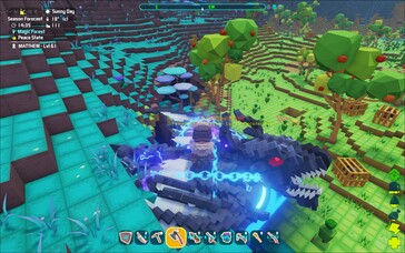 En la imagen: una captura de pantalla del juego PixARK.