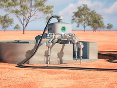 Charlotte es un robot hexápodo para procesos de construcción. (Fuente de la imagen: Crest Robotics)