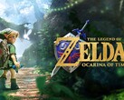 Arte promocional oficial del remake de The Legend of Zelda: Ocarina of Time.