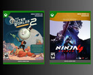 Se muestran las cajas de venta de Outer Worlds 2 y Ninja Gaiden 4 para Xbox (Fuente de la imagen: PNP Games)