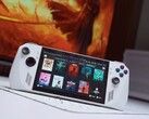 Asus ROG Ally modificado con una batería de 90Wh y una placa trasera personalizada impresa en 3D, ejecutando SteamOS y mostrando una biblioteca de juegos AAA e indie en su pantalla de inicio. (Fuente de la imagen: Miner TechTips / YouTube)