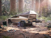 Si las insinuaciones de carga bidireccional se cumplen, esta imagen puede acabar pareciéndose mucho más a un glamping. (Fuente de la imagen: Tesla)