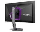 El AOC AG276QKD cuenta con iluminación RGB personalizable en la parte trasera que contribuye a la estética "gamer". (Fuente de la imagen: AOC)
