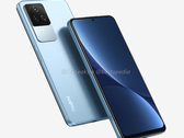 El Redmi K50 tiene una pantalla plana y los bordes del chasis a juego. (Fuente de la imagen: OnLeaks y Bestopedia)