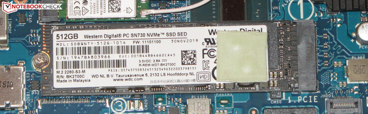 Un SSD NVMe sirve como unidad de sistema.