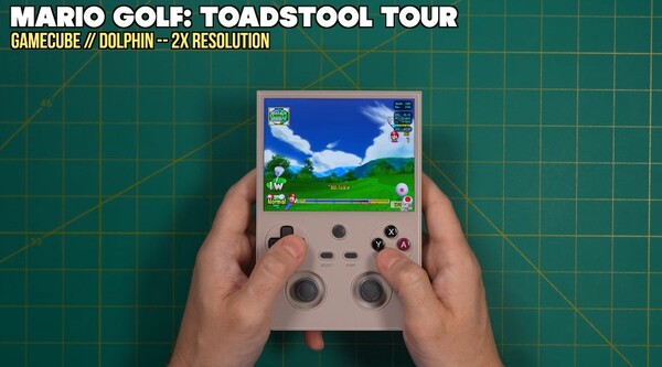 El Anbernic RG477V tiene algunos problemas de emulación debido a su GPU Mali. (Fuente de la imagen: Retro Game Corps)