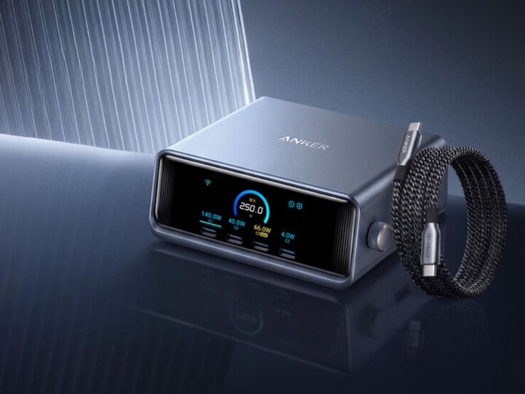 El cargador inteligente de sobremesa Pro+ de 250 W de Anker