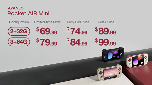 Detalles del precio de Ayaneo Pocket Air Mini. (Fuente de la imagen: Ayaneo)
