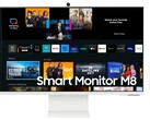 El Samsung Smart Monitor M8 ya está disponible en dos tamaños. (Fuente de la imagen: Samsung)