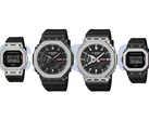 De izquierda a derecha (en la imagen), Casio GM-5600M-1JF, GM-2100BM-1AJF, GM-2100M-1AJF y GM-5600BM-1AJF. (Fuente de la imagen: Casio - editado)
