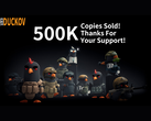 Un anuncio de los desarrolladores de Escape from Dukov anunciando 500k copias vendidas (fuente de la imagen: Escape from Duckov X)