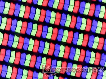 Conjunto de subpíxeles RGB (166 PPI)