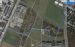 Prueba de GPS: ASUS ROG Phone - En bicicleta por un bosquecillo
