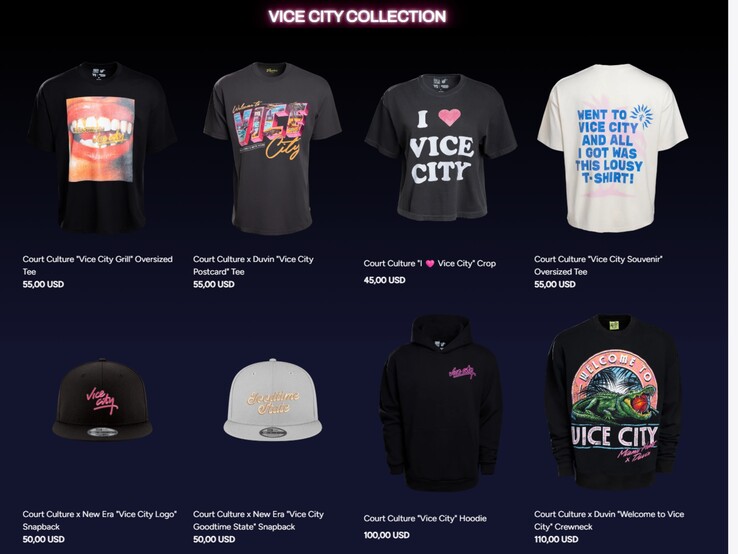 La colección Vice City de la marca Court Culture de los Miami Heat.