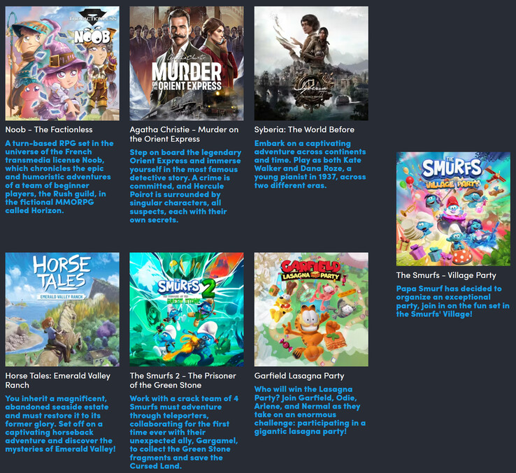 Todos los juegos que se desbloquean en el nivel de 12 $ (Fuente de la imagen: Humble Bundle)