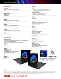 Especificaciones del Lenovo ThinkPad L16 Gen 3 Intel.