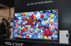 Panel OLED CSOT de TCL impreso por inyección de tinta (Fuente de la imagen: HDTVtest)