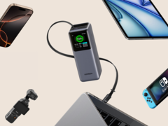 El Ugreen Nexode Power Bank con cable retráctil (en la imagen) ha salido a la venta. (Fuente de la imagen: Ugreen)