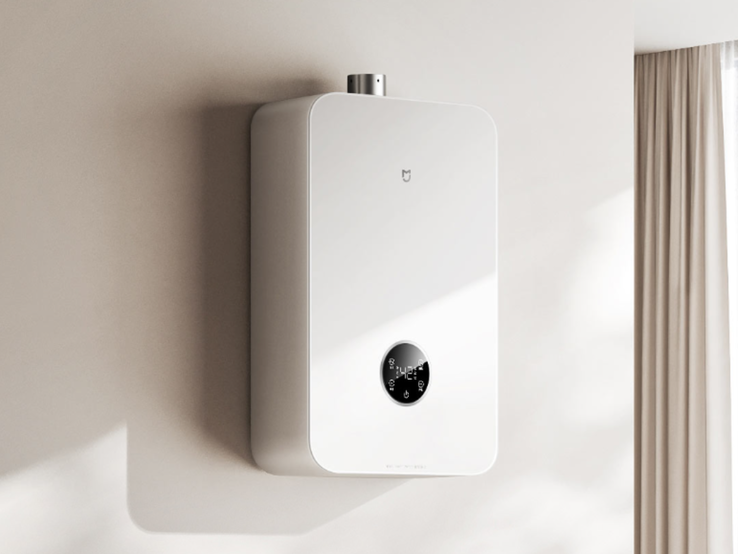 El Xiaomi Mijia Smart Gas Water Heater 2 Waterfall Shower with Zero Cold Water (18L). (Fuente de la imagen: Xiaomi)