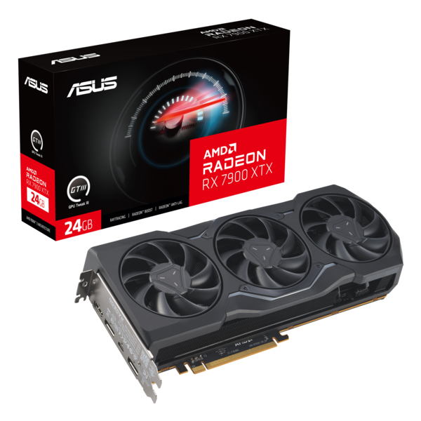 Radeon RX 7900 XTX: la tarjeta gráfica más potente de AMD, excelente rendimiento bruto (Fuente: ASUS)