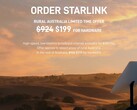 Australia Rural acaba de conseguir un acuerdo para el equipamiento de Starlink (imagen: SpaceX)