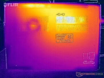 Prueba de tensión de temperaturas superficiales (abajo)