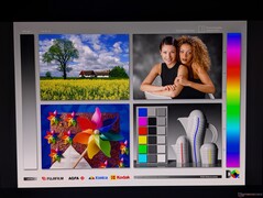 Amplios ángulos de visión de las pantallas OLED