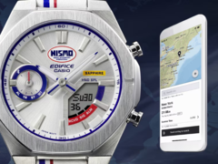 El reloj Edifice x Nismo ECBS10NIS-7A de Casio (en la imagen) ha salido a la venta en Estados Unidos. (Fuente de la imagen: Casio)