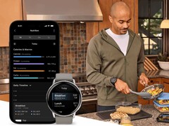 El Venu 4 de Garmin (en la imagen) es uno de los tres smartwatches que incorporan una nueva función de registro de la nutrición. (Fuente de la imagen: Garmin)