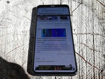 Usando el Google Pixel 4 XL al aire libre