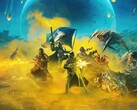 Imagen que muestra a un equipo luchando contra monstruos en Helldivers 2. (Fuente de la imagen: Arrowhead) 