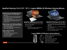 Lenovo IdeaPad Gaming 3/3i de 15 y 16 pulgadas - Características. (Fuente de la imagen: Lenovo)