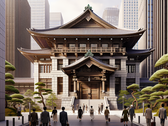 Juzgado japonés (Fuente: imagen generada por DALL-E 3)