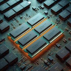 Qualcomm y Apple podrían utilizar memoria LPDDR6 en sus próximos SoC para smartphones (imagen generada por DALL-E 3.0)