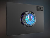 La nevera portátil Legion cuesta unos 28 dólares en China. En la imagen: el accesorio conectado a una tableta para juegos. (Fuente de la imagen: Lenovo)