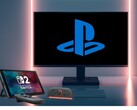 Switch 2 junto al monitor de un PC con el logotipo de PlayStation (Fuente de la imagen: Nintendo of America, Sony PlayStation con ediciones)