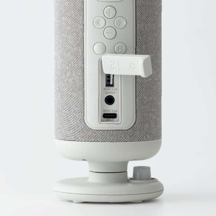 El Crankspeaker puede cargar smartphones a través de su puerto USB-A. (Fuente de la imagen: Rhythm)