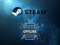 Se muestra el banner del tiempo de inactividad de Steam (Fuente de la imagen: Valve con modificaciones)