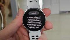 Un Galaxy Watch con la nueva función beta. (Fuente: Max Weinbach vía 9to5Google)